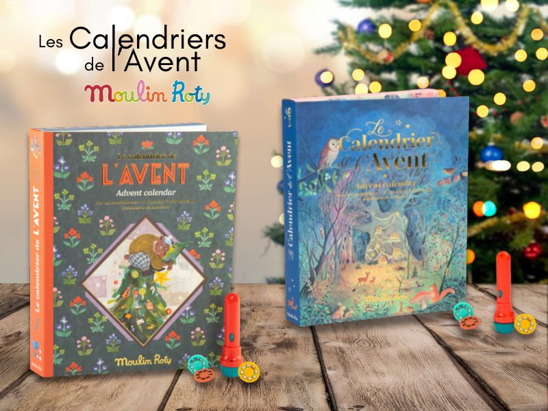 Les calendriers de l'Avent Moulin Roty avec de belles lampes à histoires